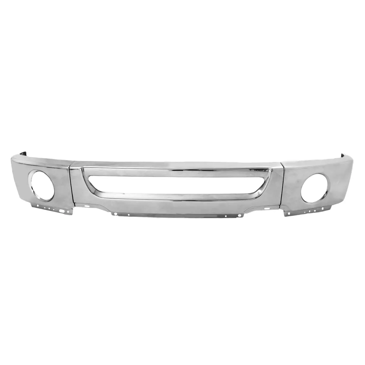 Steel Front Bumper Face Bar Fit For Ford F-150 Pickup 2006-2008 W/ Fog Holes 1