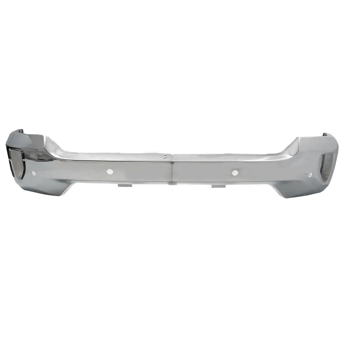 Steel W/ Holes Front Bumper Face Bar Fit For Chevy Silverado 1500 16-2018 Chrome 1