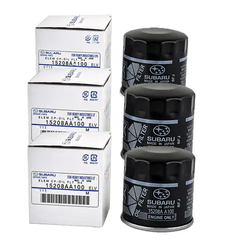 Subaru 15208Aa100 Oil Filter 3-Pack For Impreza Legacy Outback Forester 1