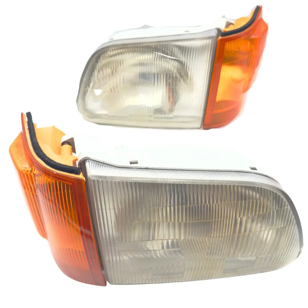 Headlight (Used) And Turn Signal Assembly Set - Drive & Passenger Side - Subaru Sambar Van Tv1, Tv2 Models - 1999-2012 1