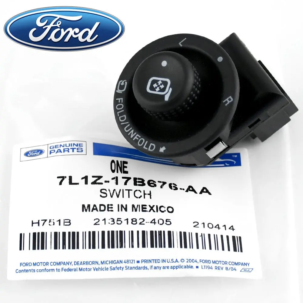 Ford F150 7L1z17b676aa Power Fold Mirror Switch Ford F150 1