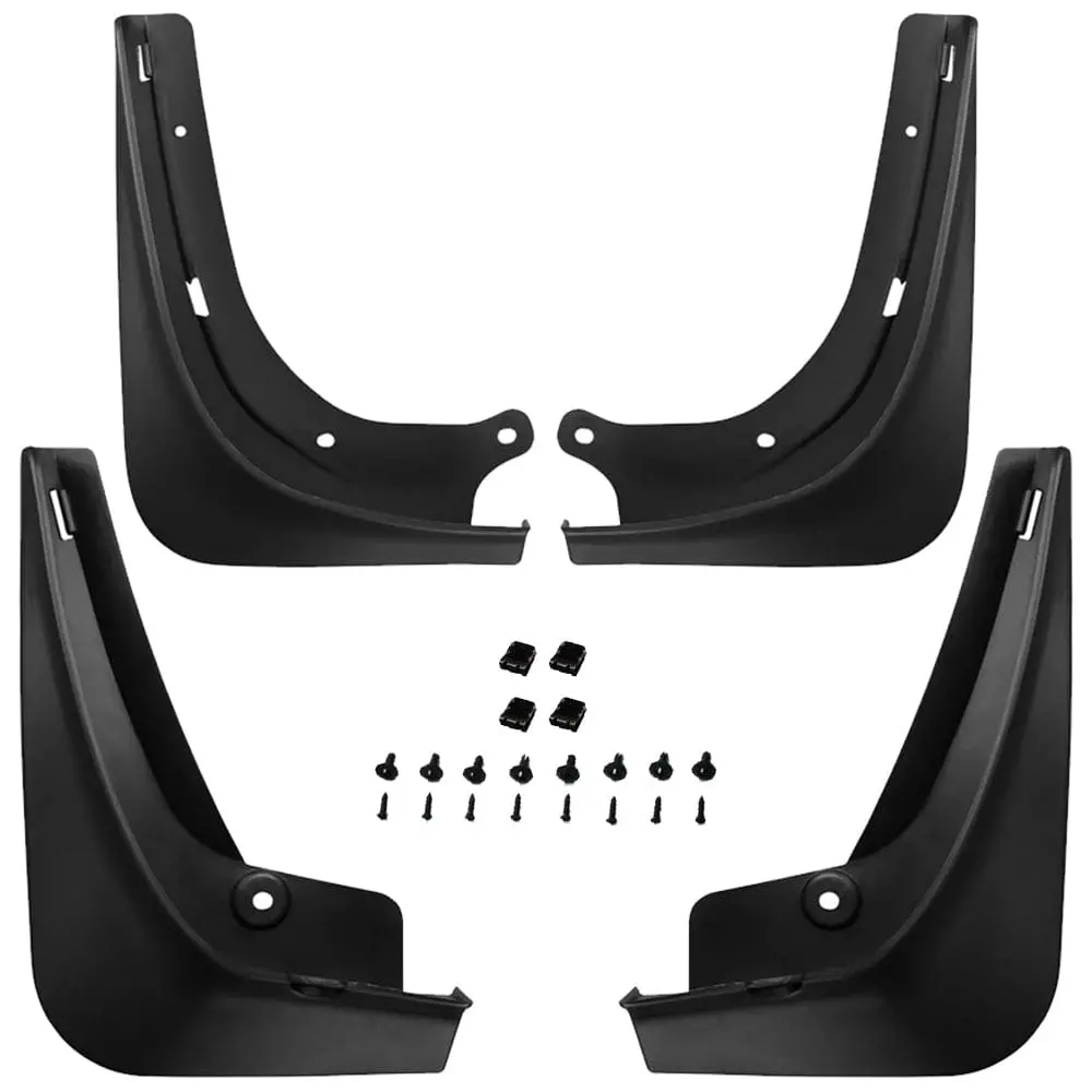 Tesla Model 3 Mud Flaps 2017-2023 No Drill, All-Weather Set 1