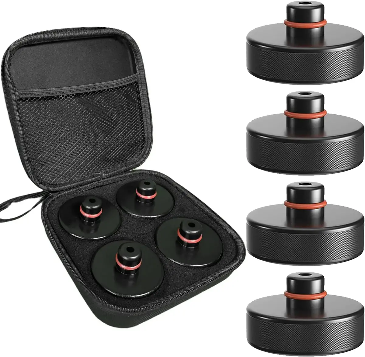 Tesla Model 3/Y/S/X Jack Pads (2016-2026) – Lifting Pucks & Case 1