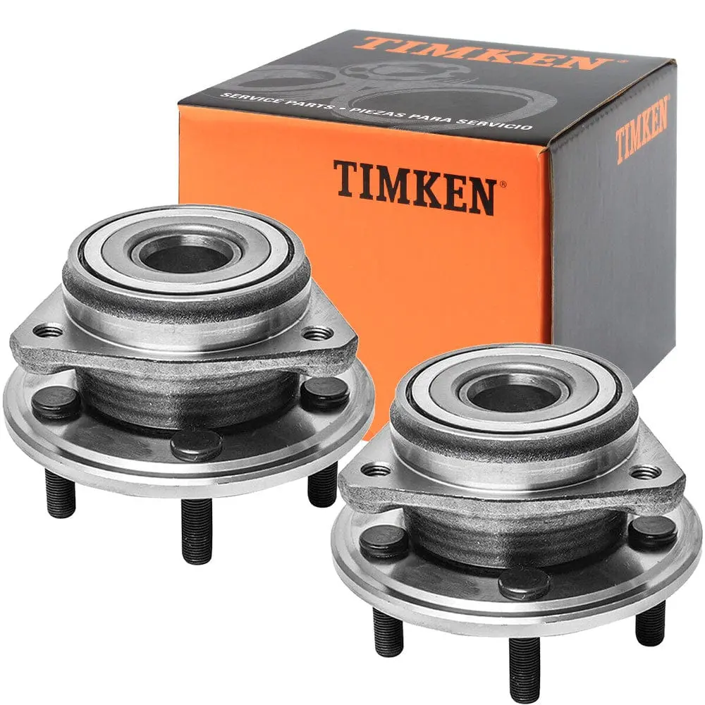 Timken Tkha597449 Front Wheel Bearing Hub Assembly For Cherokee Wrangler 5 Lug New W/ Cast Rotors (2 Pack) 1