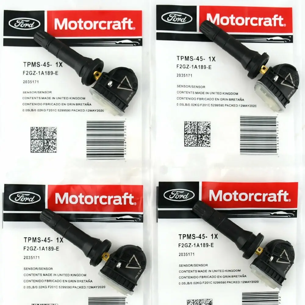 Set Of 4 Motorcraft Tpms45 Tire Pressure Sensor For Ford F-150 Edge Explorer 1