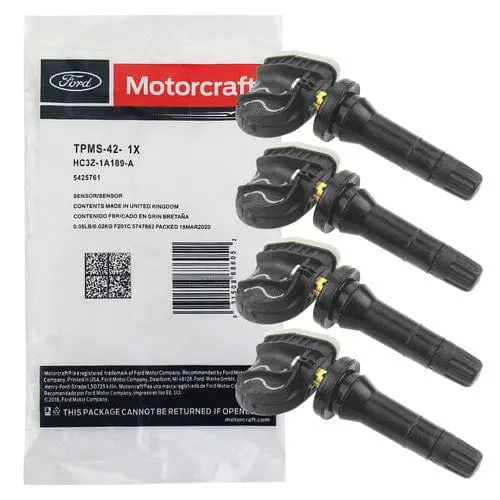 Motorcraft Ford Tpms-42 Hc3z-1A189-A Tire Pressure Monitor Sensor 4Pcs 1