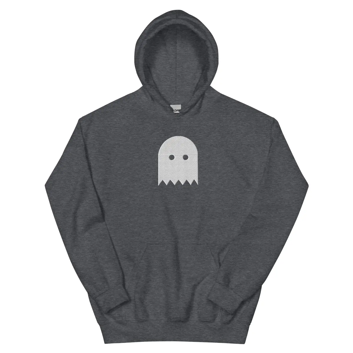 Dark Heather Oiwa Embroidered Plush Hoodie 1