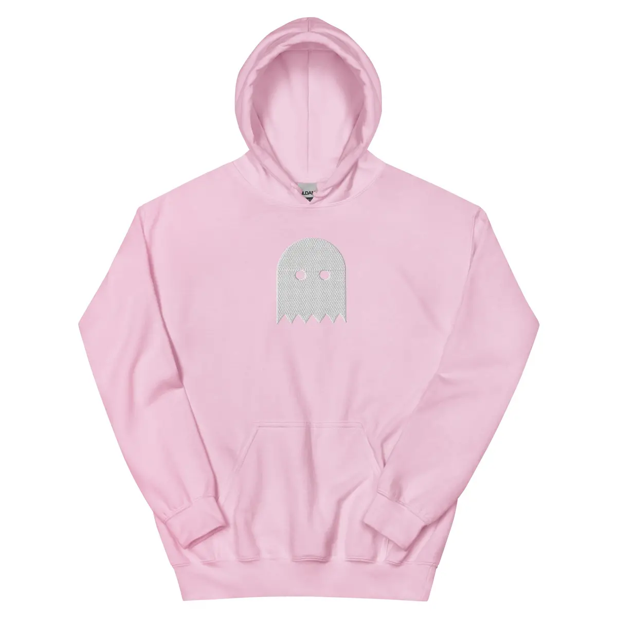 Light Pink Oiwa Embroidered Plush Hoodie 1