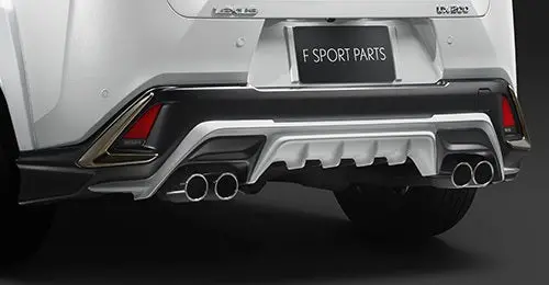 Trd Japan 2019-2025 Lexus Ux F-Sport Factory Painted Rear Diffuser And Dual Exhaust System 1