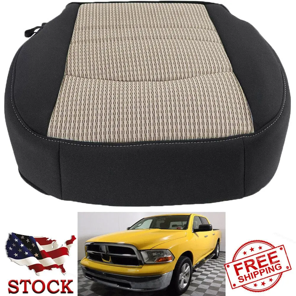 Vinyl Left Driver Bottom Seat Cover Fit For Dodge Ram 1500 2500 3500 09-12 Slt 1