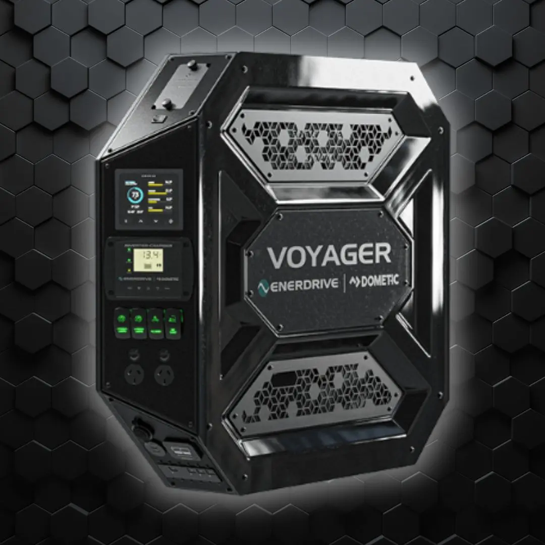 Enerdrive | Voyager System | Left 3000W/100A | Inverter-Charger 40Dc Inc Simarine Scq50 |  K-V3l01 1