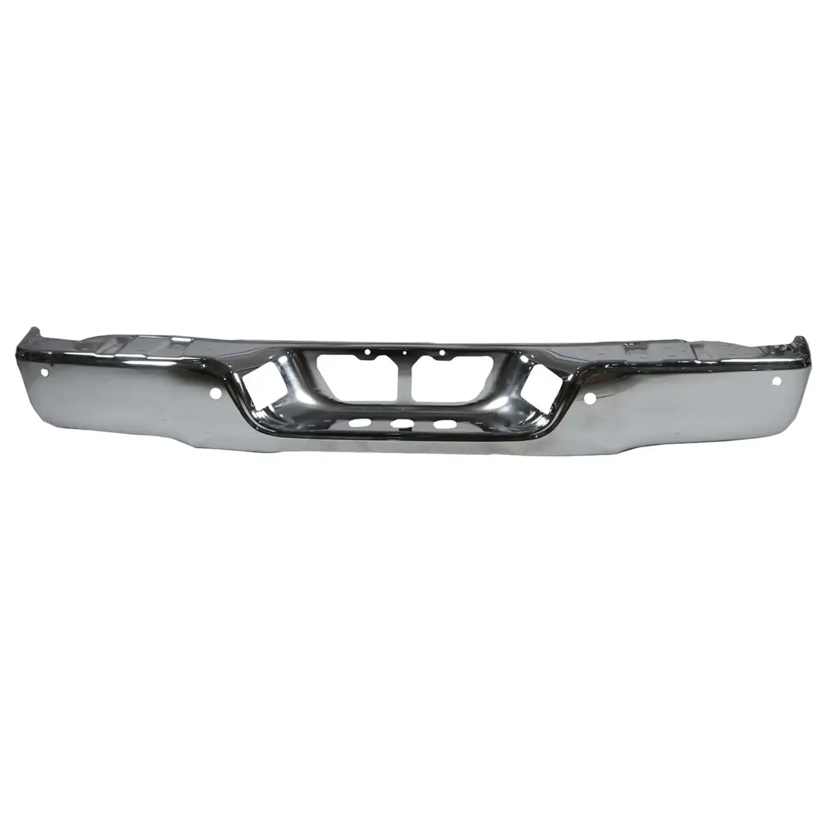 W/ Sensor Holes Chrome Rear Bumper Face Bar Fit For Toyota Tundra 2007-2013 1