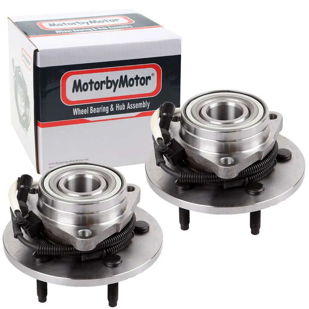 Dodge Dakota Front Wheel Bearing Hub Assembly, 6 Lugs 4Wd W/Abs – 515008 / 515009 (2 Pack) 1
