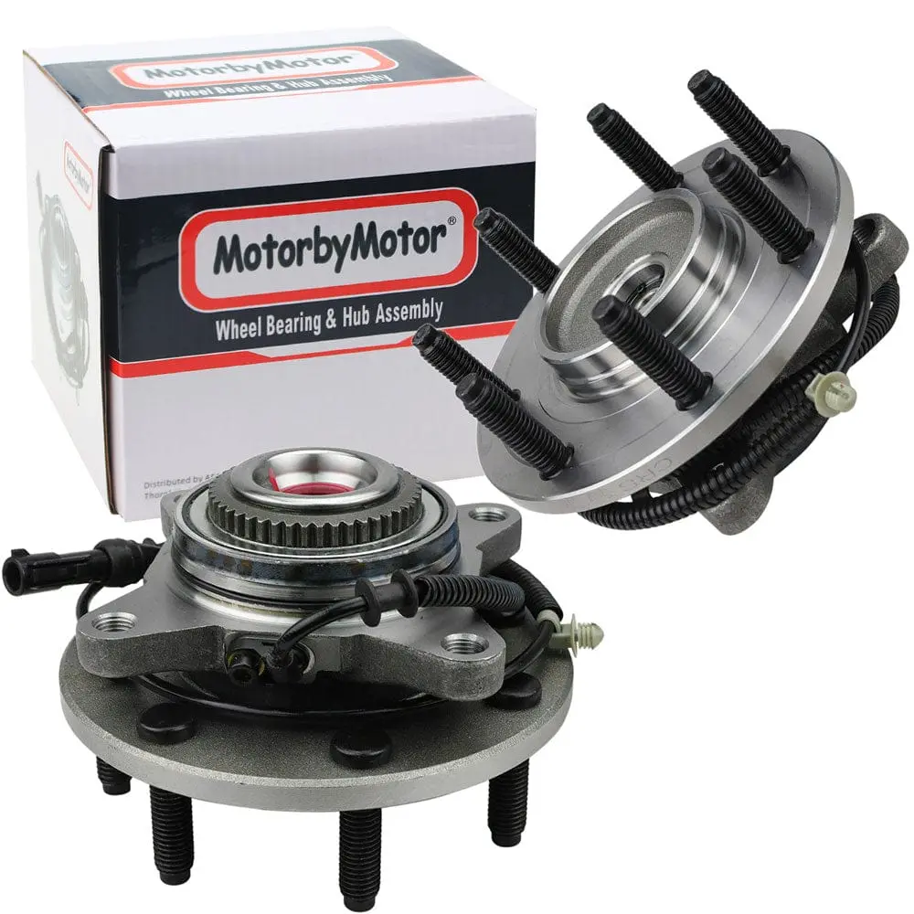 Ford F-150 Front Wheel Bearing Hub Assembly, 7 Lugs Awd 4Wd W/Abs – 515080 (2 Pack) 1