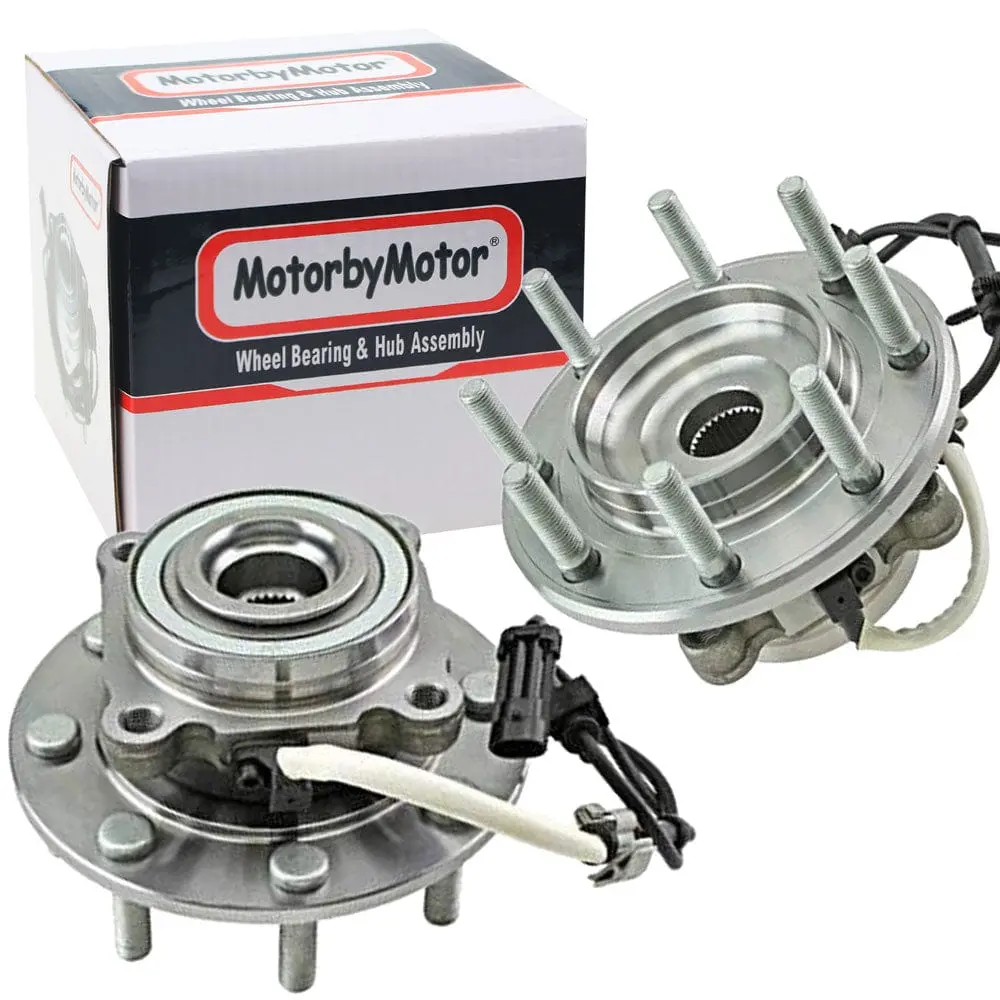 Chevrolet Silverado 3500 Classic Front Wheel Bearing Hub Assembly, 8 Lugs 2Wd Rwd W/Abs – 515087 (2 Pack) 1
