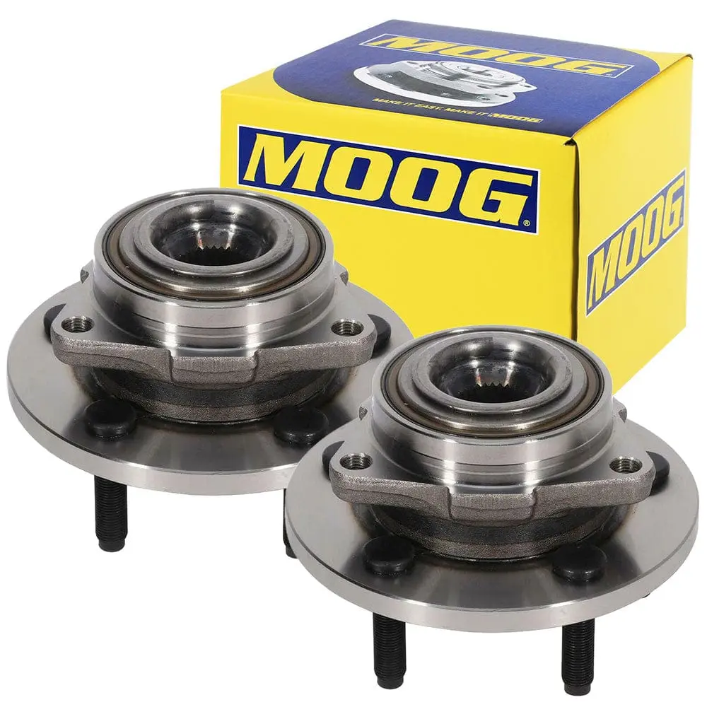 Moog 513228 Front Wheel Bearing Hub Assembly 2005-2010 Dodge Dakota Mitsubishi Raider (Set Of 2) 1