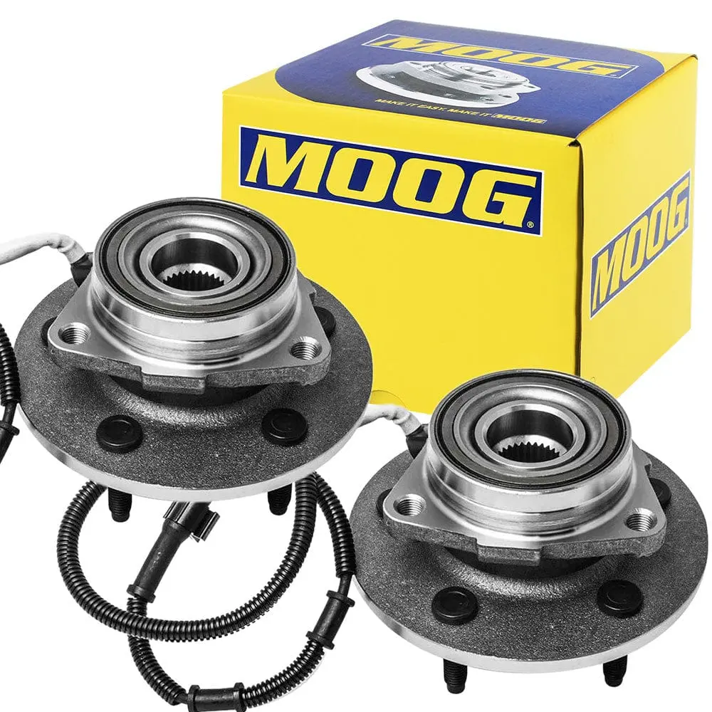 Moog 515010 Wheel Bearing And Hub Assembly 1997-2000 Ford F150 (2 Pack) 1