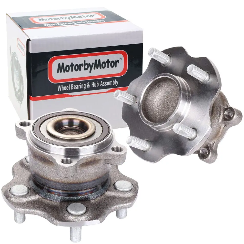 Nissan Murano Rear Wheel Bearing Hub Assembly 2009–2014, 5 Lugs, 2Wd, W/Abs – 512407 (2 Pack) 1