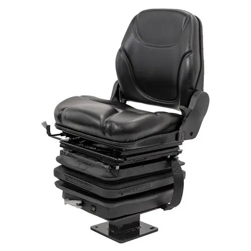 Case 580 Series Loader/Backhoe Replacement Mechanical Suspension Seat Kit - Fits Various Models - Black Vinyl 1