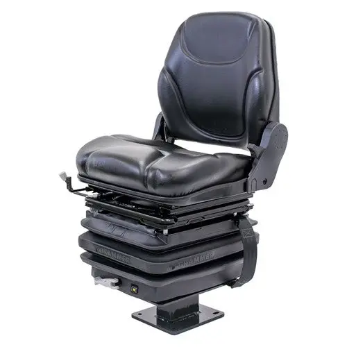 John Deere 310 Series Loader/Backhoe Replacement Seat & Mechanical Suspension Kit - Fits Various Models - Black Vinyl 1