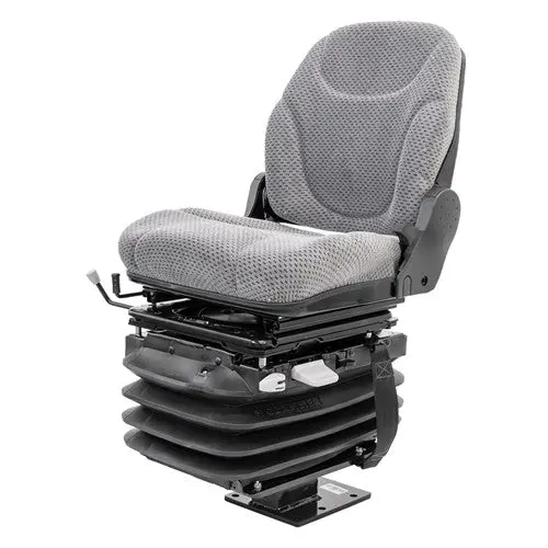 Case 580 Series Loader/Backhoe Replacement Air Suspension Seat Kit - Fits Various Models - Gray Fabric 1