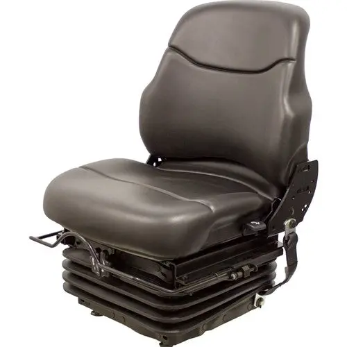Caterpillar Wheel Dozer Replacement Seat & Mechanical Suspension Kit - Fits Various Models - Black Vinyl 1