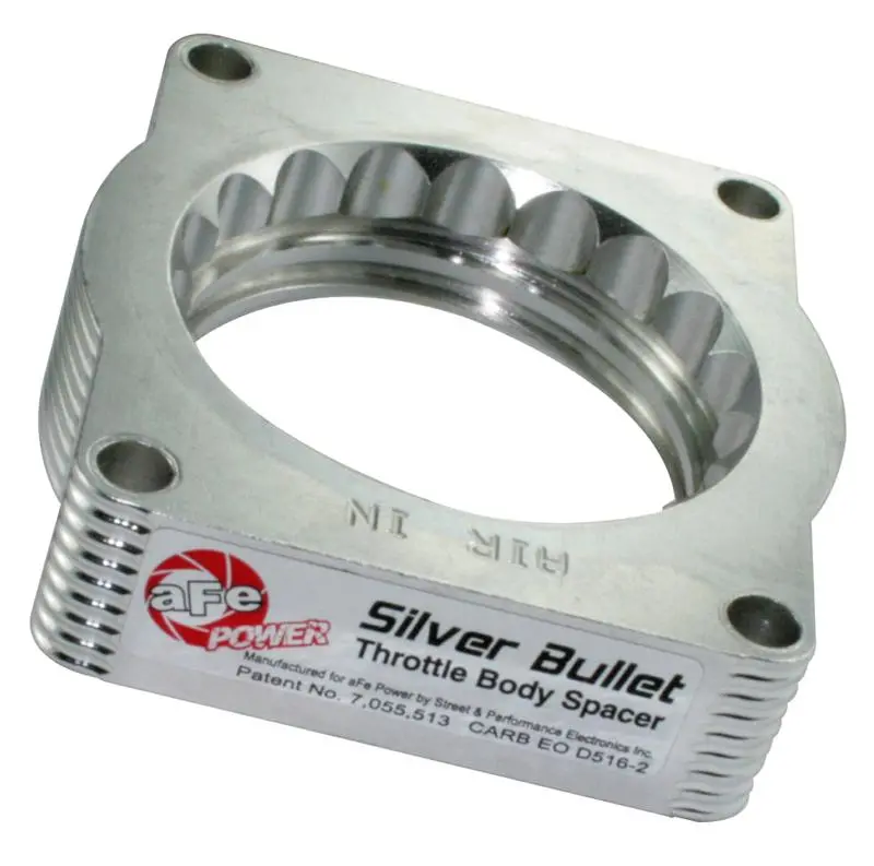 Afe Power Silver Bullet Throttle Body Spacer For 2015–2016 Ford Mustang Gt 5.0L V8 1