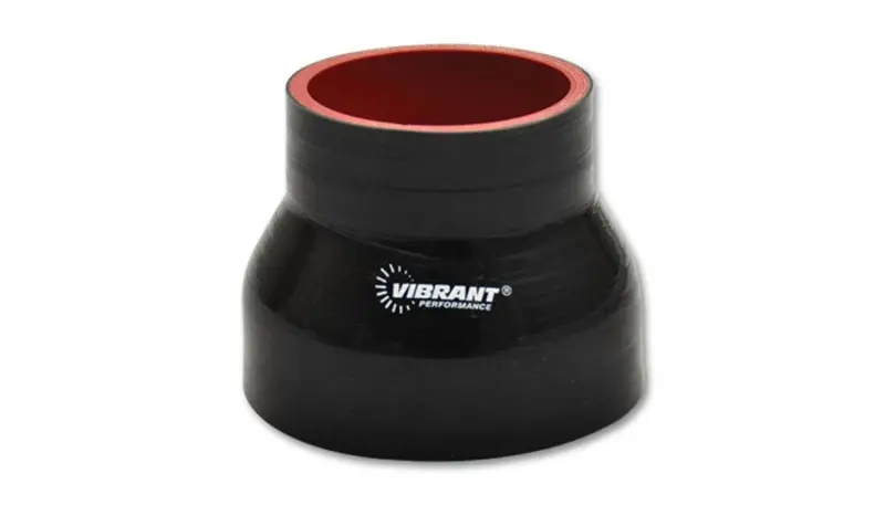 Vibrant 4 Ply Reducer Coupling 5In X 6In X 3.5In Long - Black 1