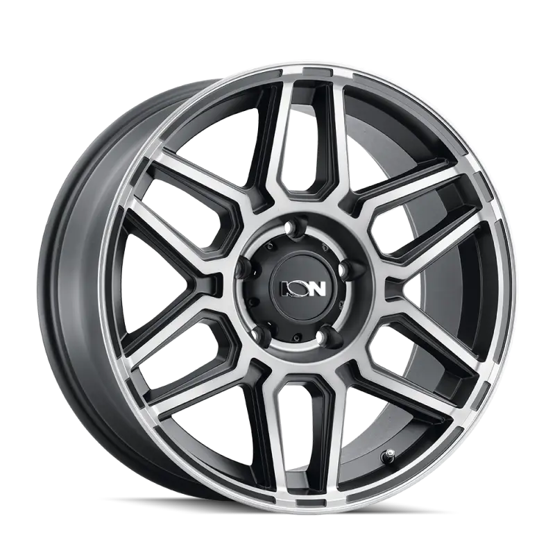 Ion Type 146 20X9 / 8X170 Bp / 0Mm Offset / 125.2Mm Hub Matte Black W/Machined Dart Tint Wheel 1