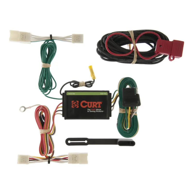 Curt Custom 4-Way Flat Trailer Wiring Harness For 2006–2011 Toyota Highlander 1