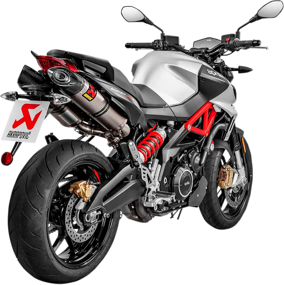 Akrapovic Titanium Slip-On Exhaust For 2017–2020 Aprilia Shiver 900 1
