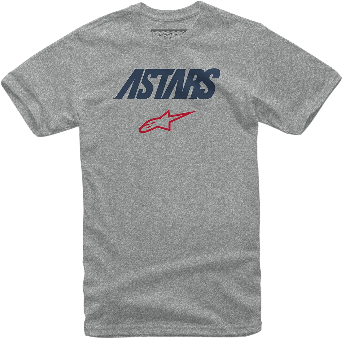 Alpinestars Angle Combo Graphic T-Shirt – Gray Cotton Crewneck, Size Medium 1
