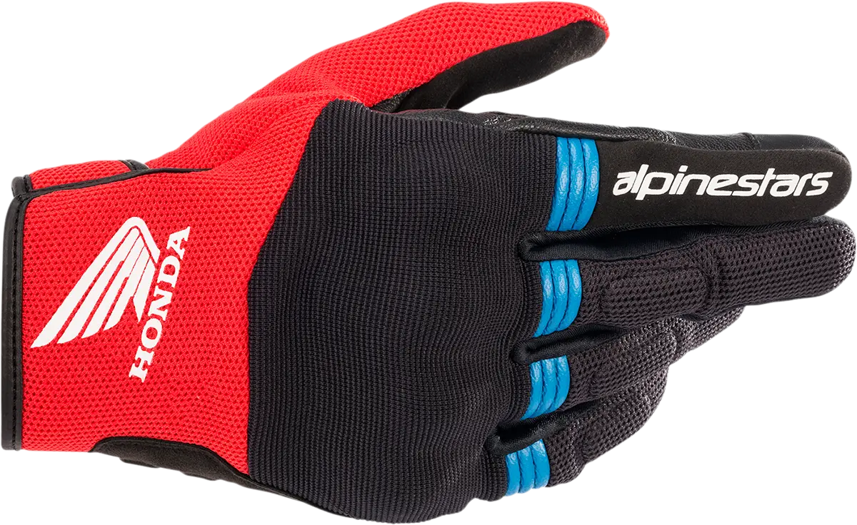 Alpinestars Honda Copper Gloves – Black/Red, Size 3Xl (Model 3568321-1317) 1