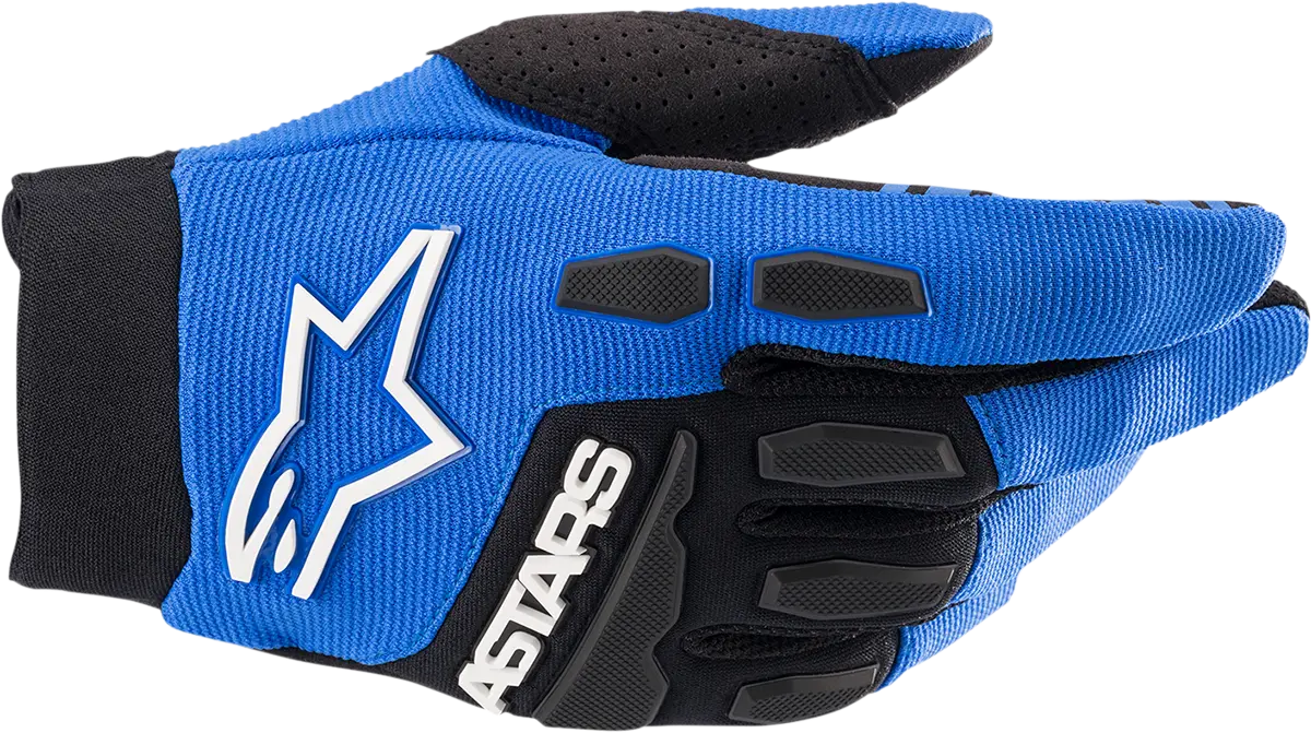 Alpinestars Full Bore Motorcycle Gloves – Blue/Black Colorway, Size Small (Model 3563622-713-S) 1