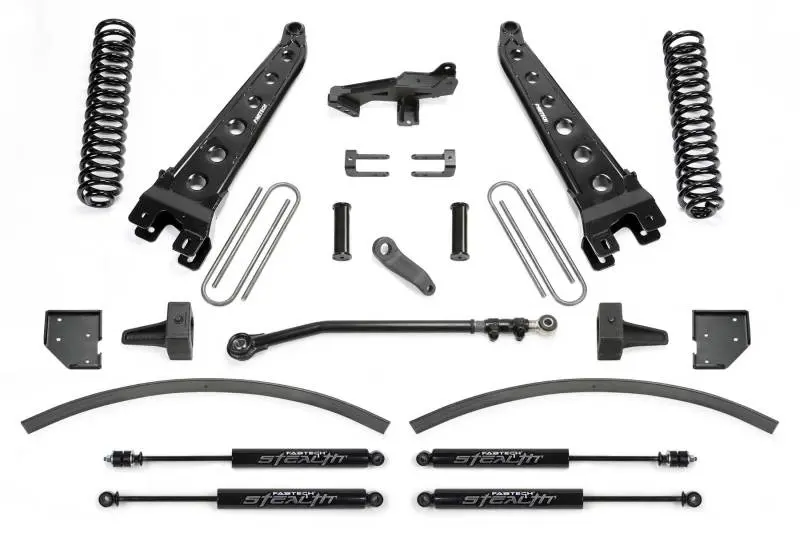 Fabtech 8-Inch Radius Arm Lift System With Stealth Shocks For 2017–2020 Ford F-250/F-350 Diesel 4Wd 1