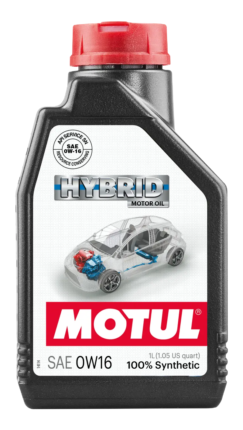 Motul Hybrid 0W-16 Synthetic Engine Oil – 1-Liter Bottle, Api Sn Certified 1