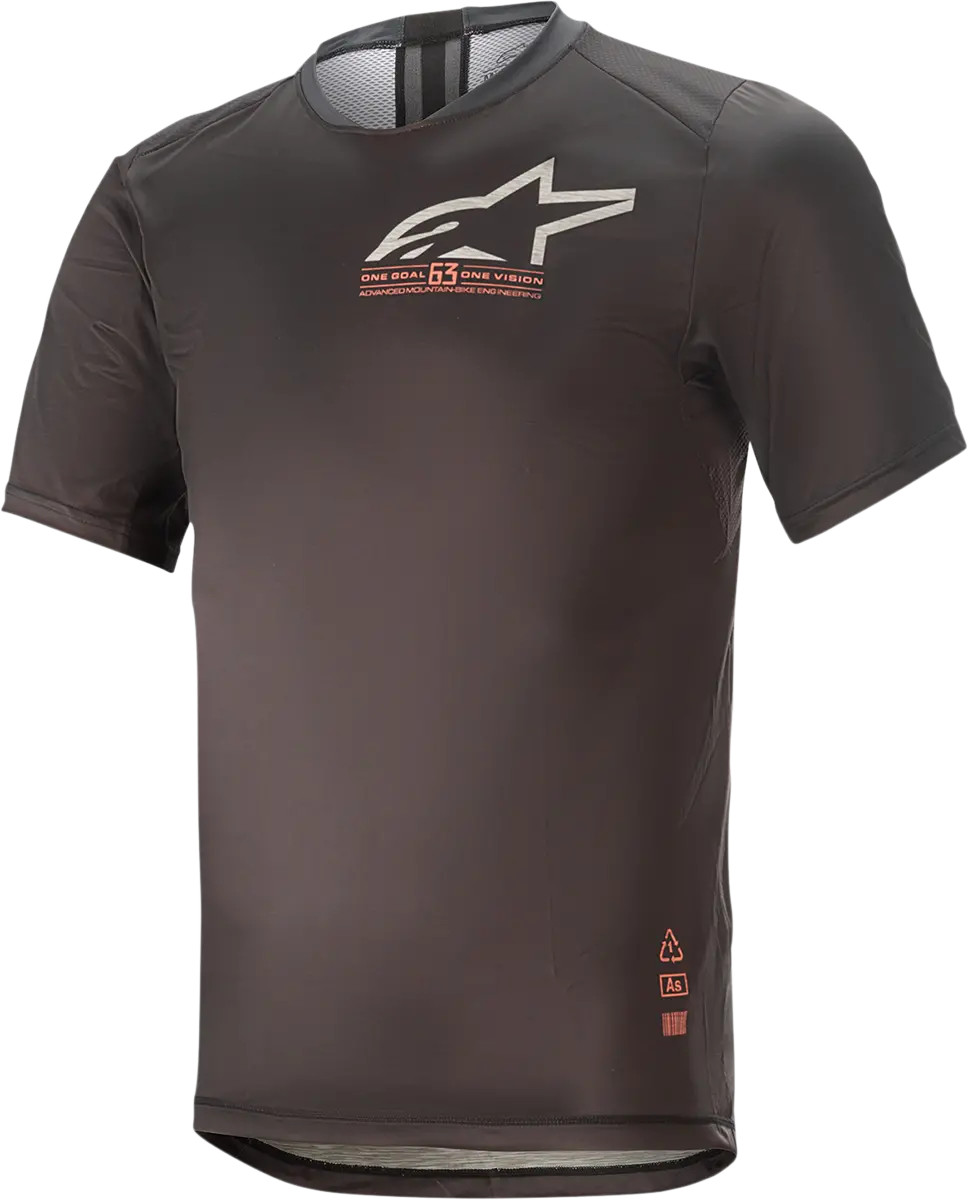 Alpinestars Alps 6.0 V2 Short-Sleeve Jersey – Black/Coral, Medium (Model 1763921-1793-Md) 1