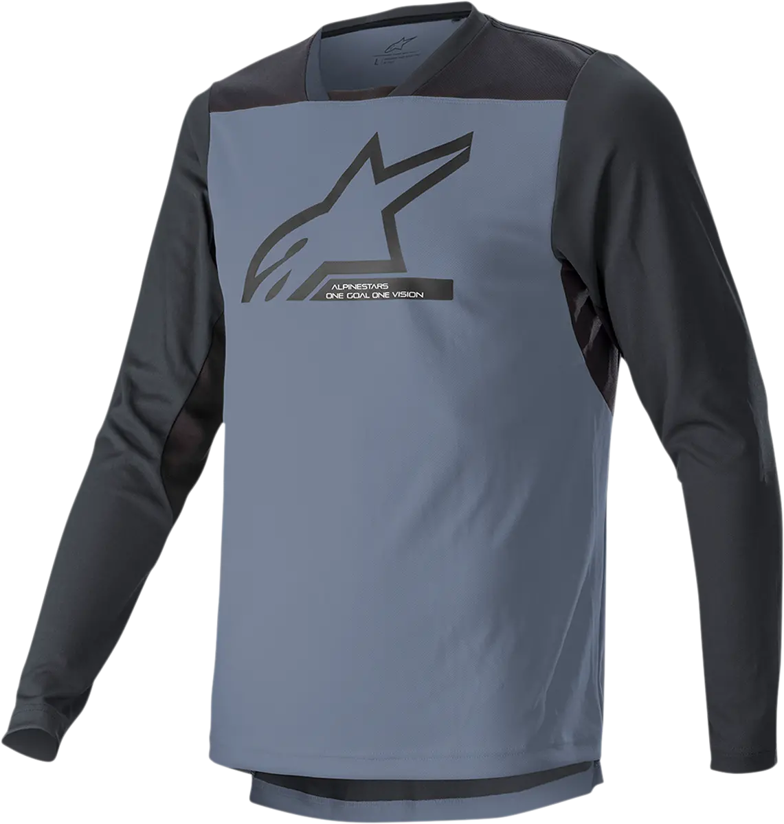 Alpinestars Drop 6.0 V2 Long-Sleeve Motocross Jersey – Black/Gray, Size Xl 1