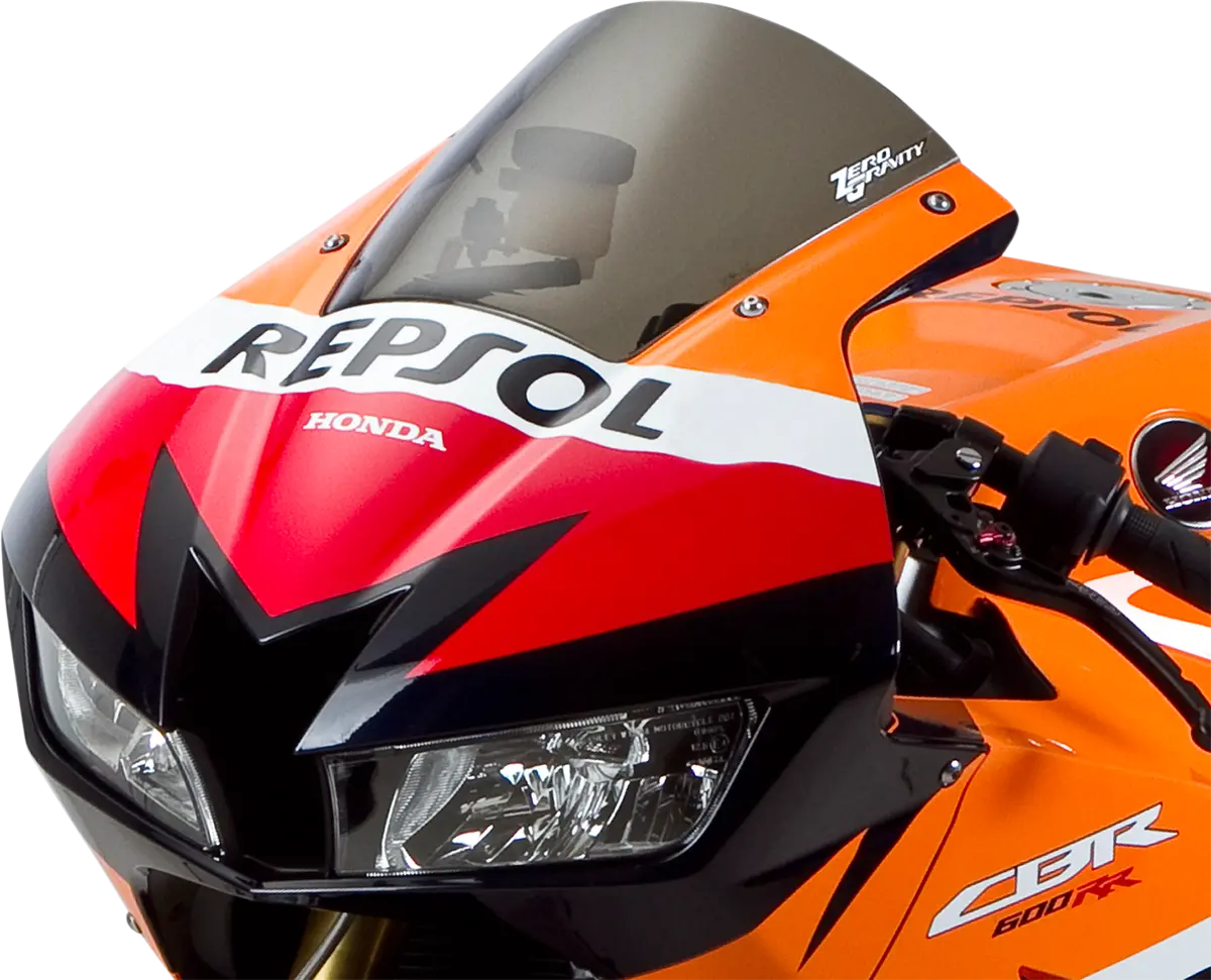 Zero Gravity Smoke-Tinted Sr Windscreen For Honda Cbr600Rr (2020–2024) 1