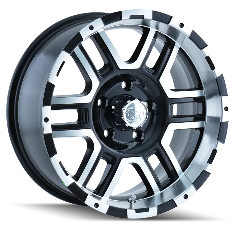 Ion Type 179 Black/Machined Alloy Wheel – 16X8", 6X139.7Mm Bolt Pattern, +10Mm Offset, 106Mm Hub Bore 1