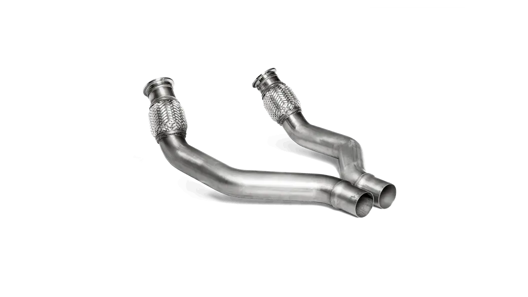Akrapovic Evolution Link Pipes (Stainless Steel) For 2014–2018 Audi Rs6 Avant & Rs7 Sportback C7 1