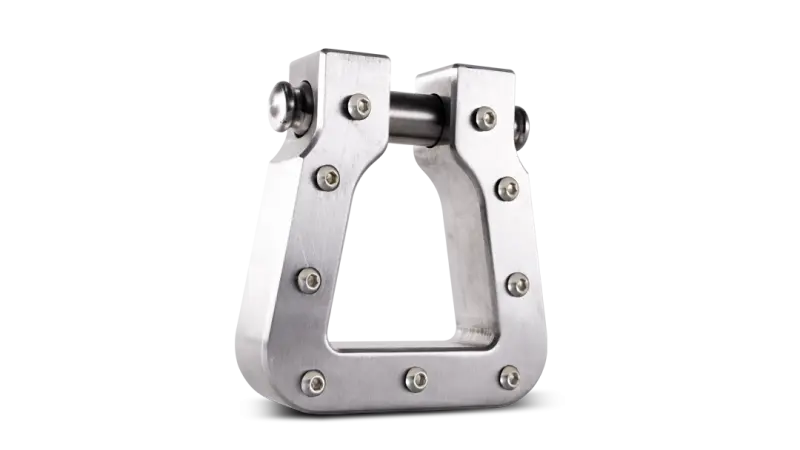 Body Armor 4X4 Machined Silver D-Ring Recovery Point – Single Mount 1