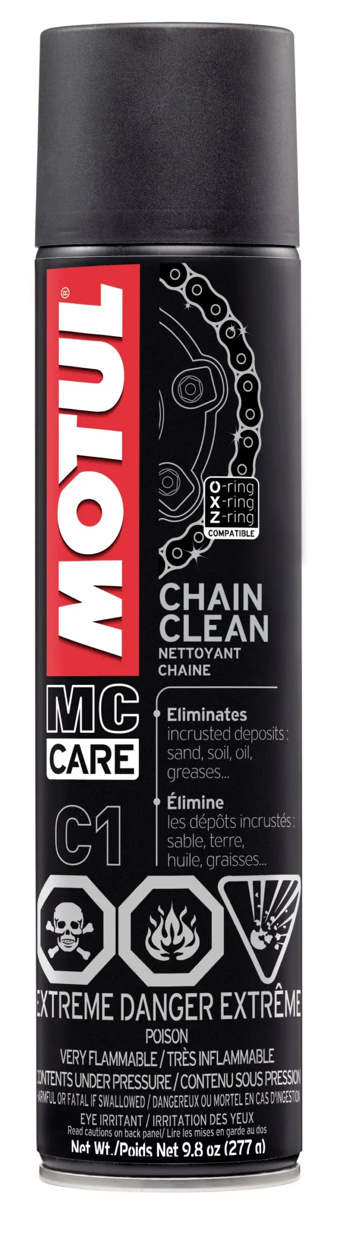 Motul Chain Cleaner – 9.8 Oz Single-Use Formula For Motorcycle And Atv Drivetrains 1