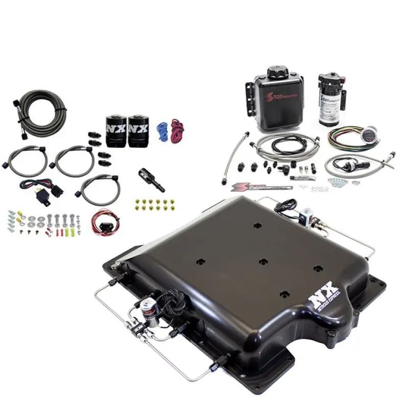 Nitrous Express Supercharger Lid Nitrous & Water Injection System For Dodge Hellcat – 100–400 Hp Gain (No Bottle Included) 1