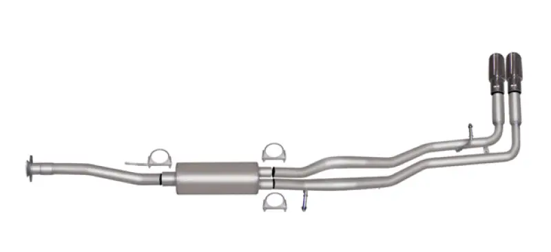 Gibson Cat-Back Dual Exhaust System – Stainless Steel, 2.25" Diameter For 2015–2019 Chevrolet Colorado Lt 2.5L 1