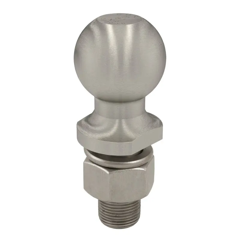 Curt Stainless Steel 2-Inch Trailer Ball – 1-Inch X 2-1/8-Inch Shank, 6,000-Pound Capacity 1