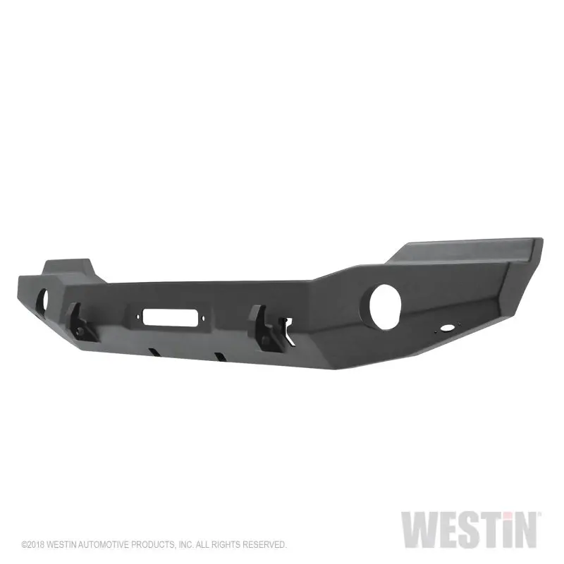 Westin Full-Width Front Bumper – Wj2 Series For 2007–2018 Jeep Wrangler Jk (Texas Black Finish) 1