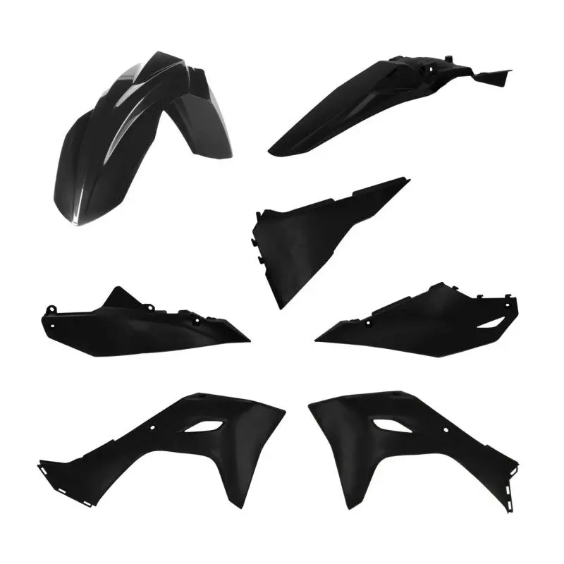 Acerbis 2024 Black Plastic Body Kit For Kawasaki Kx450 1