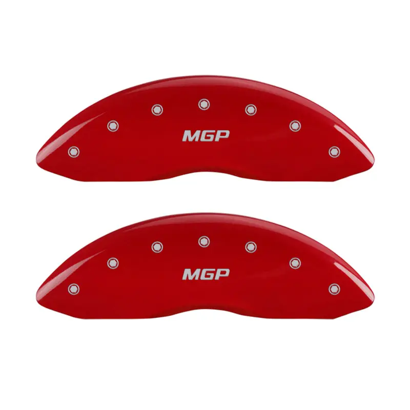Mgp Engraved Caliper Covers – Red-Anodized Aluminum With Silver Lettering For 2019 Acura Mdx 1
