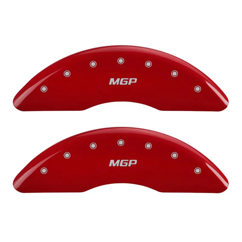 Mgp Engraved Red-Finish Caliper Covers For Front And Rear Axles 1